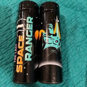 NWT Buzz Lightyear Space Ranger Stainless Steel Glow in the Dark Water Bottle